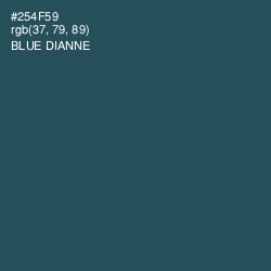 #254F59 - Blue Dianne Color Image